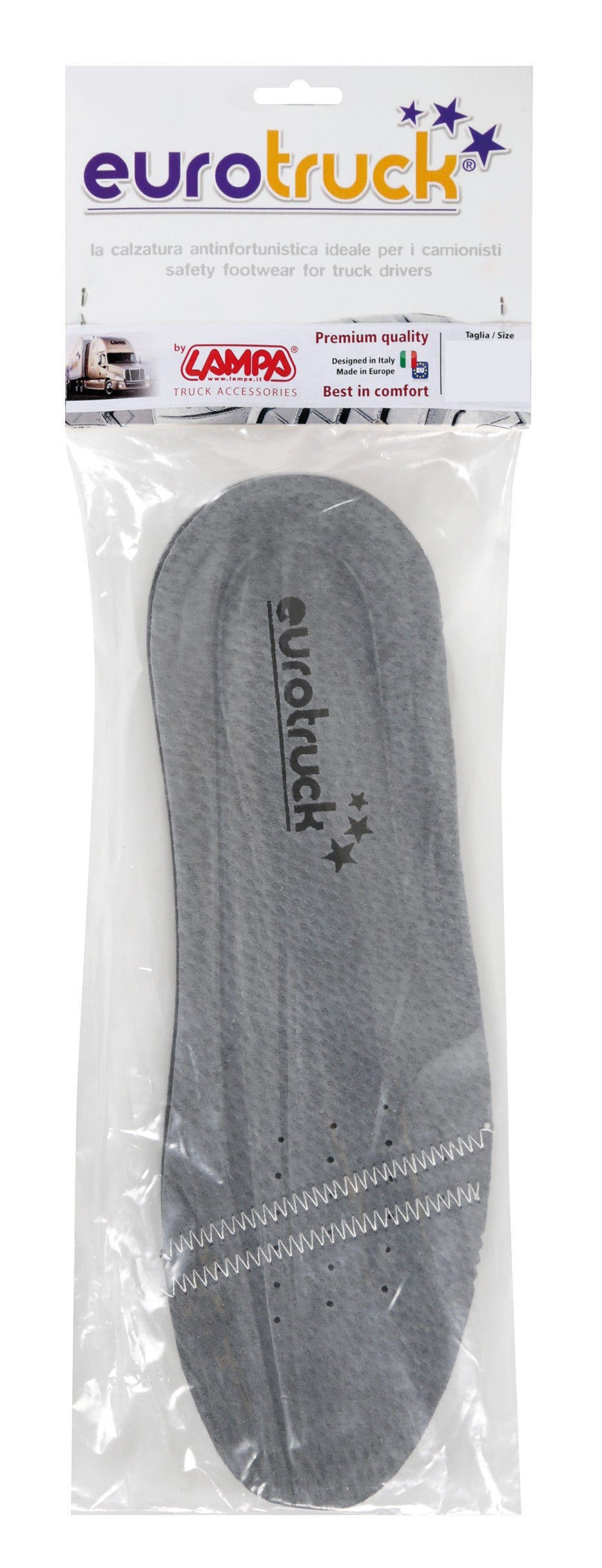 Eurotruck, coppia solette anatomiche - EU 38 - UK 5