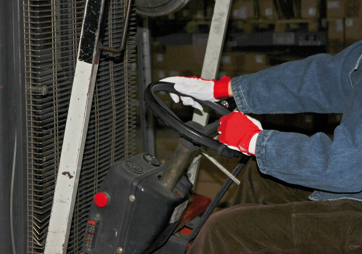 Guanti in pelle fiore di maialino - 9