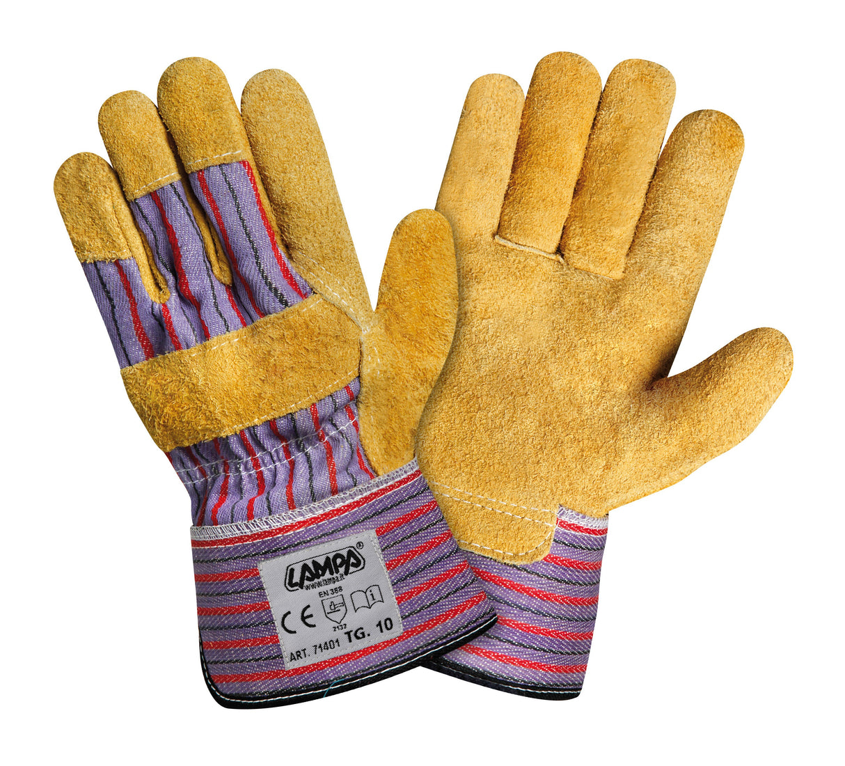 Guanti lavoro in pelle - 10