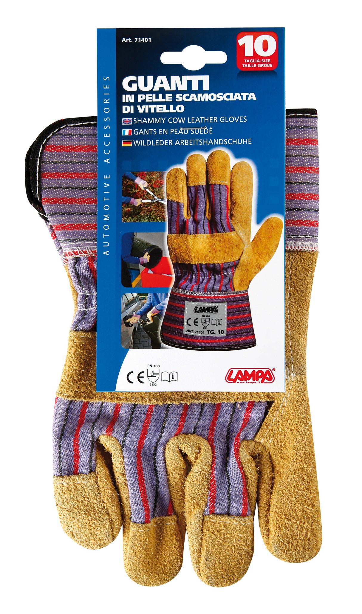 Guanti lavoro in pelle - 10