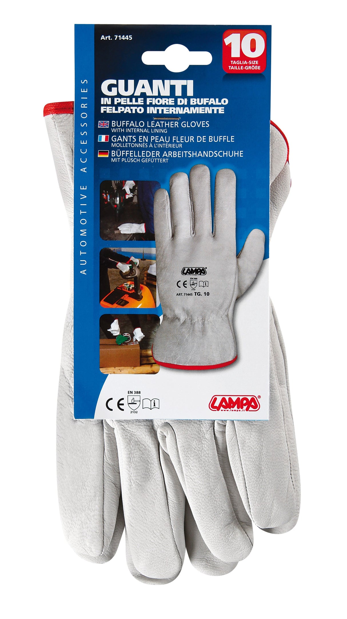 Guanti in pelle fiore di bufalo - 10