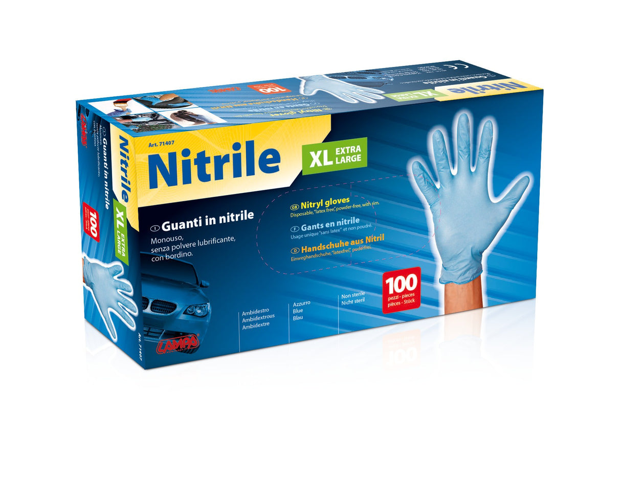 Guanti in nitrile - 100 pz