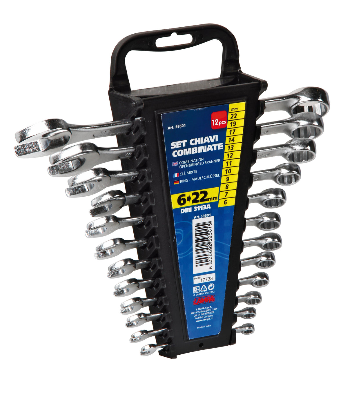 Set 12 chiavi combinate