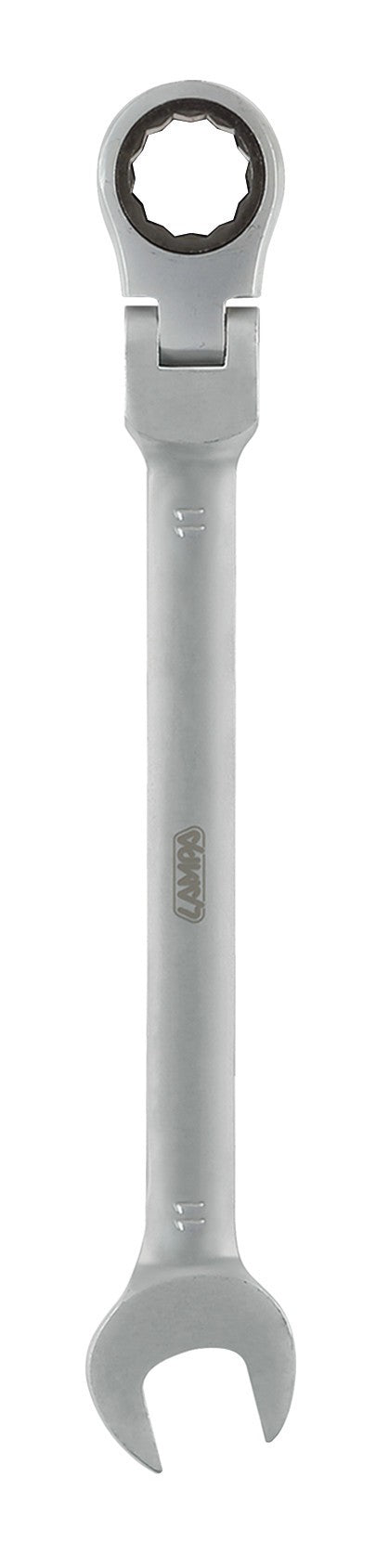 Chiave combinata con cricchetto snodato - 11 mm