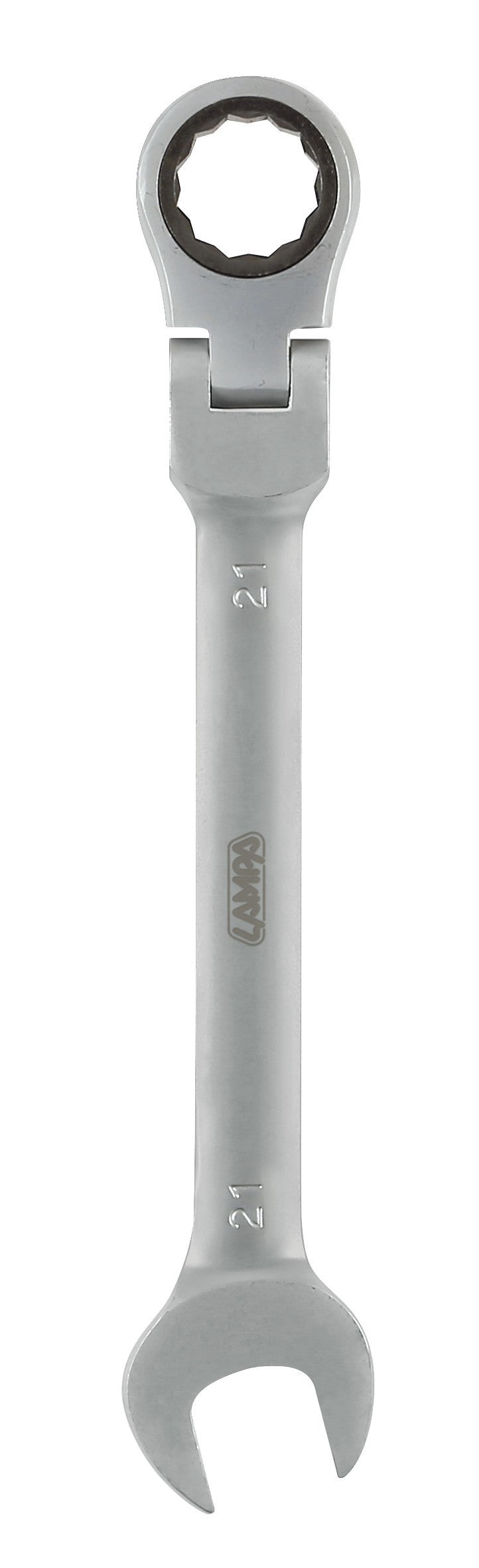 Chiave combinata con cricchetto snodato - 21 mm