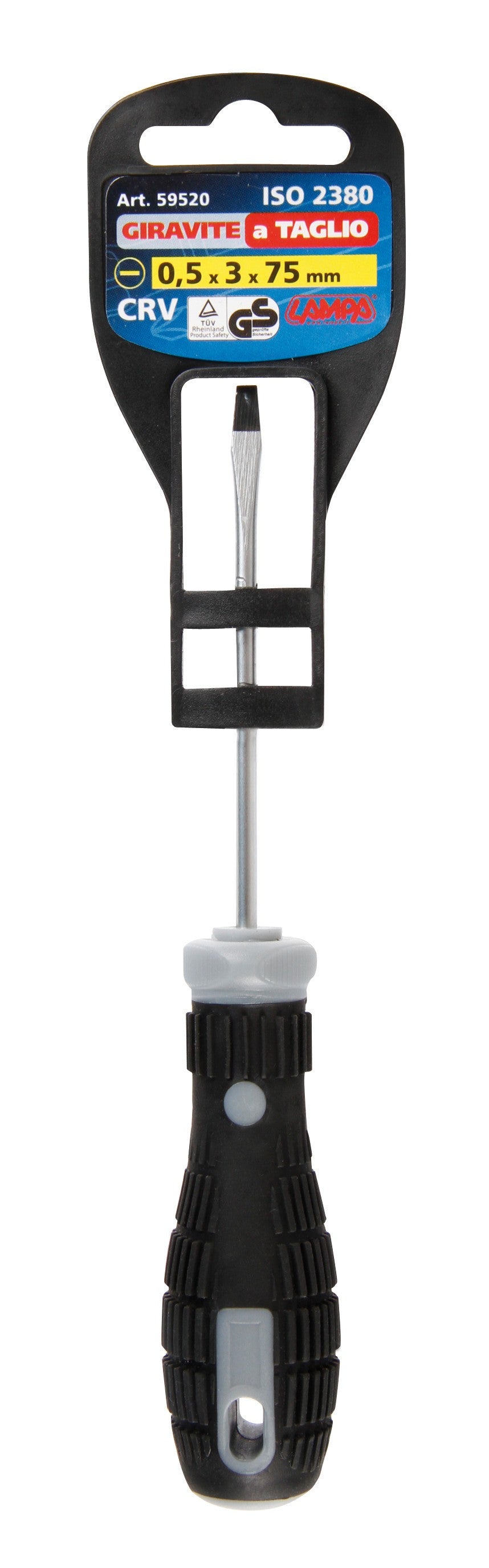 Giravite per viti a testa con intaglio - 0,6x3x75 mm