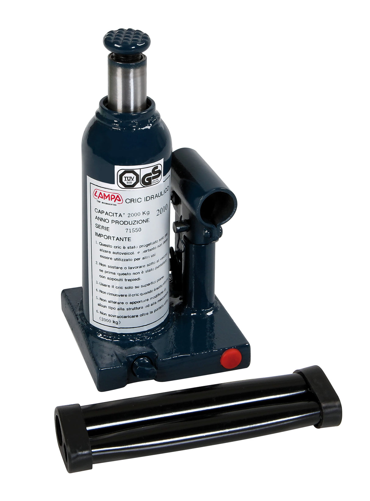 Cric idraulico - 2.000 kg