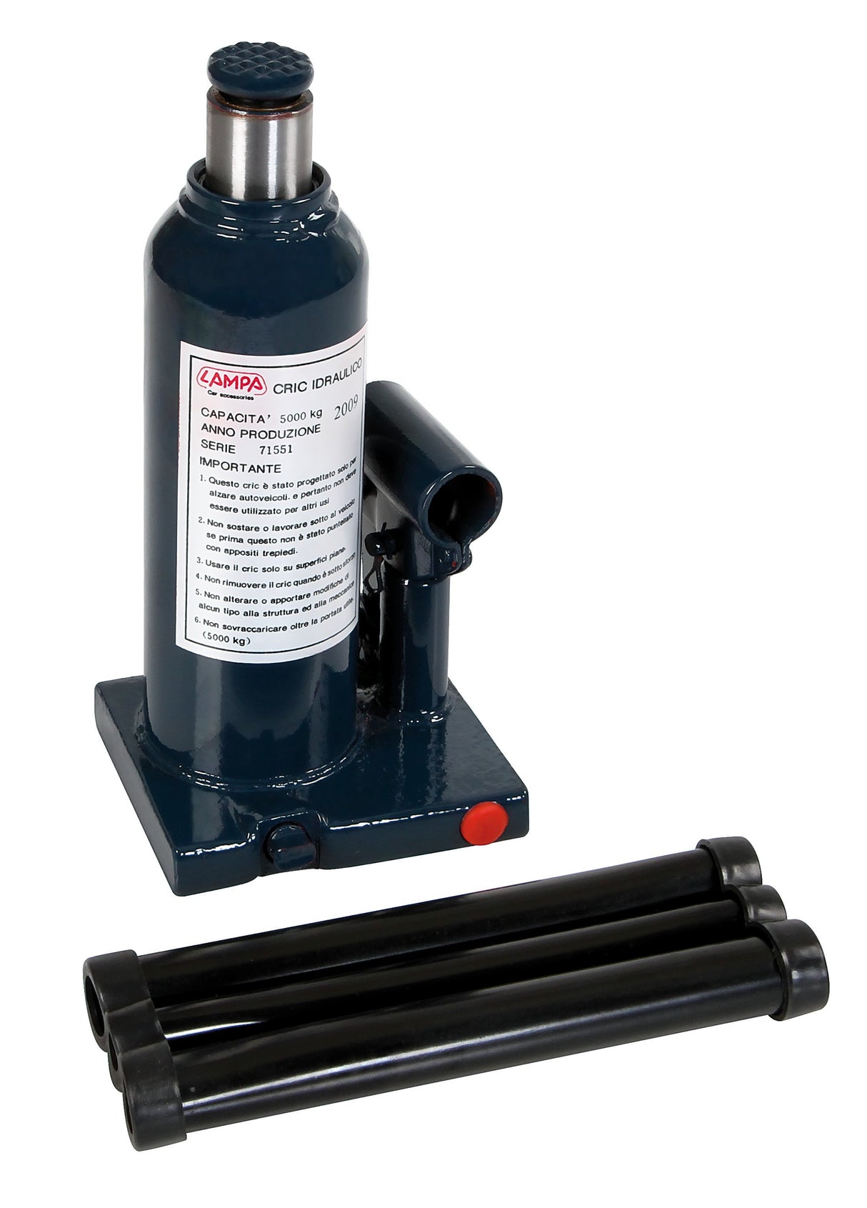 Cric idraulico - 5.000 kg