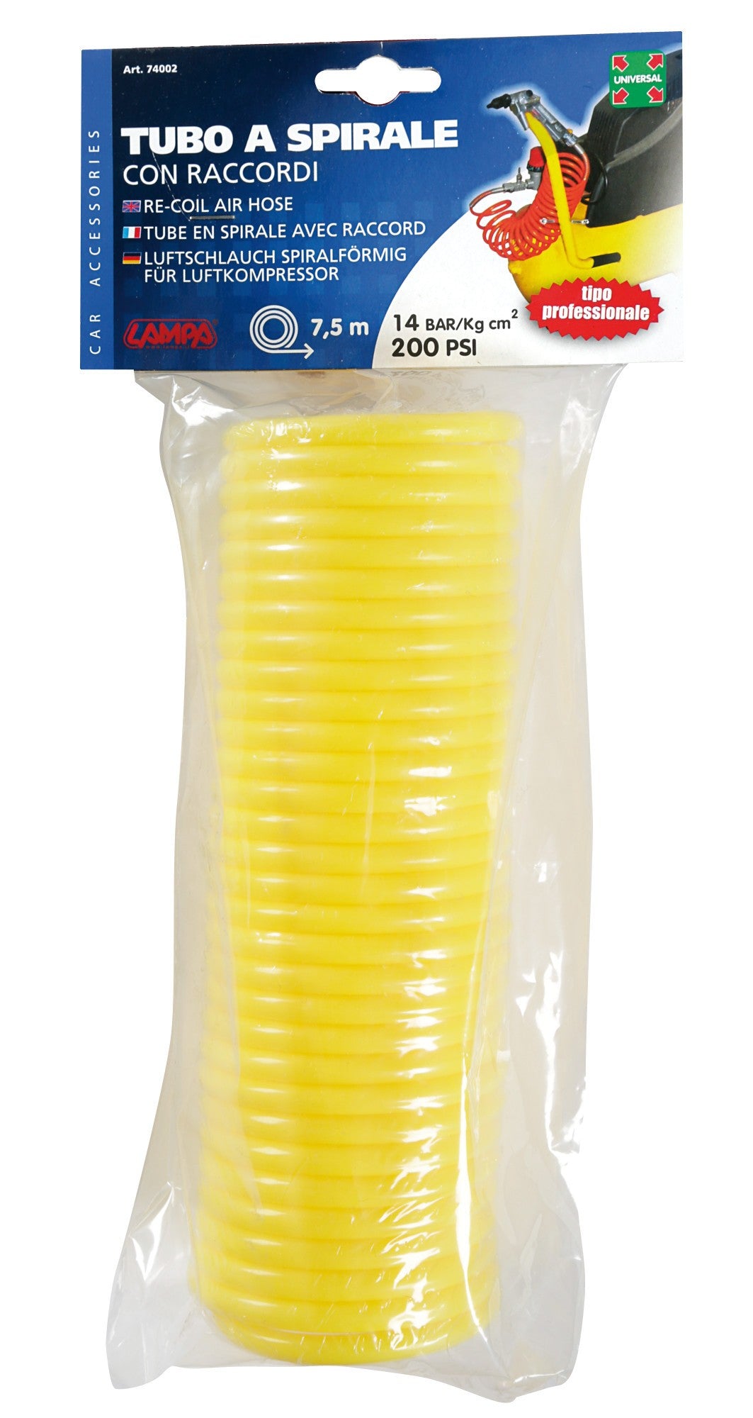 Tubo a spirale con raccordi