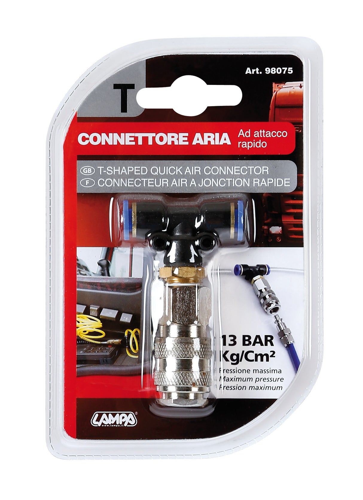 Connettore aria ad attacco rapido - Ø 6 mm