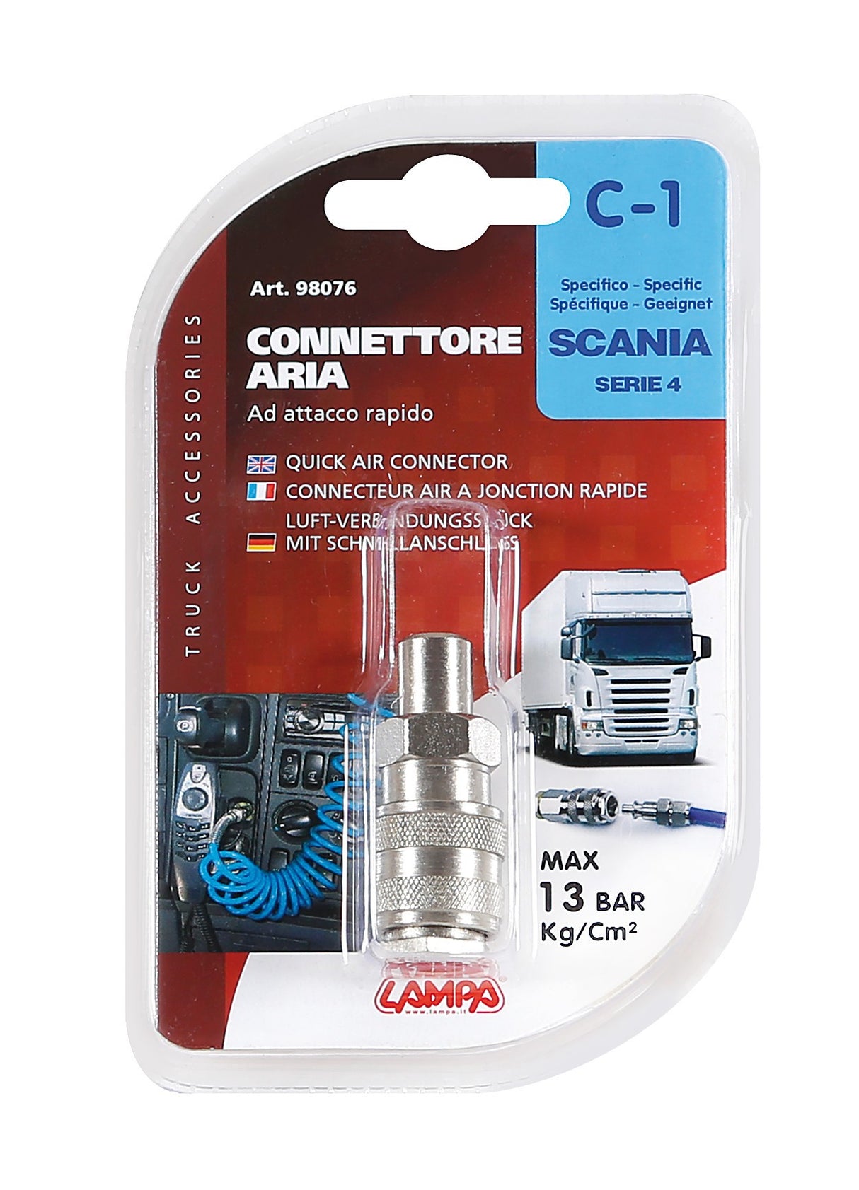 Connettore aria ad attacco rapido - Scania Serie 4