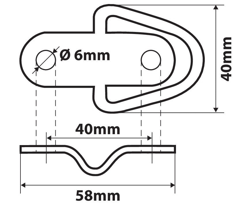 G-4, anelli per ancoraggio, 2 pz