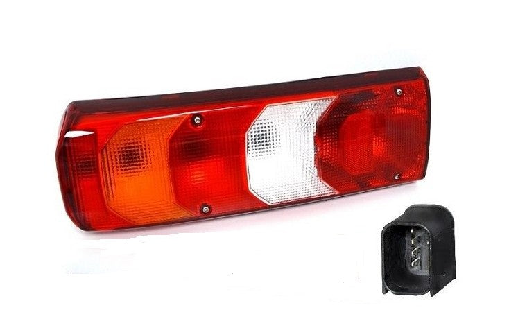 Left rear light with license plate light for Mercedes