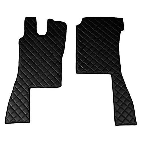 Pair of leatherette mats - Black - Scania L Series 4