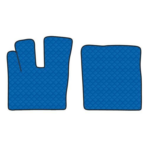 Pair of imitation leather carpets - Blue - Daf XF 106