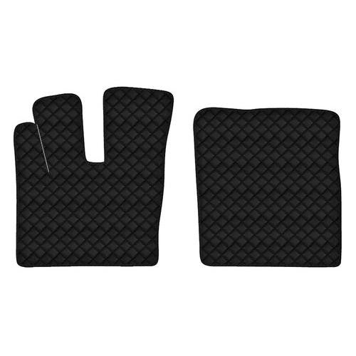 Pair of imitation leather carpets - Black - Daf XF 106