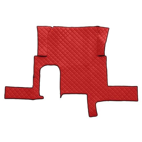 Leatherette centre mat - Red - Man TGX automatic, 1 drawer