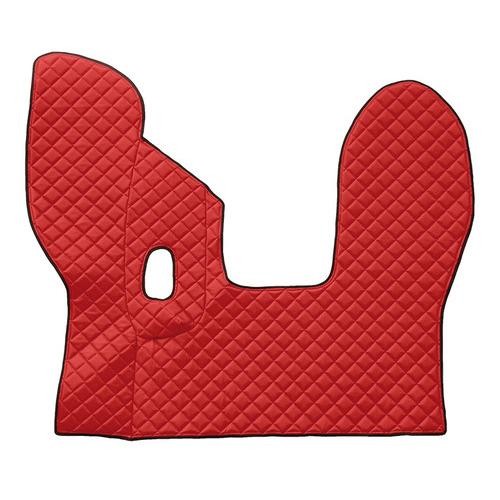 Leatherette centre mat - Red - Daf CF manual, Euro 6