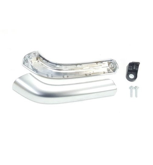 Chromed left interior door handle for Man