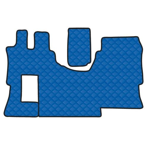 Single leatherette carpet - Blue - Mercedes Actros MP4 Star trim