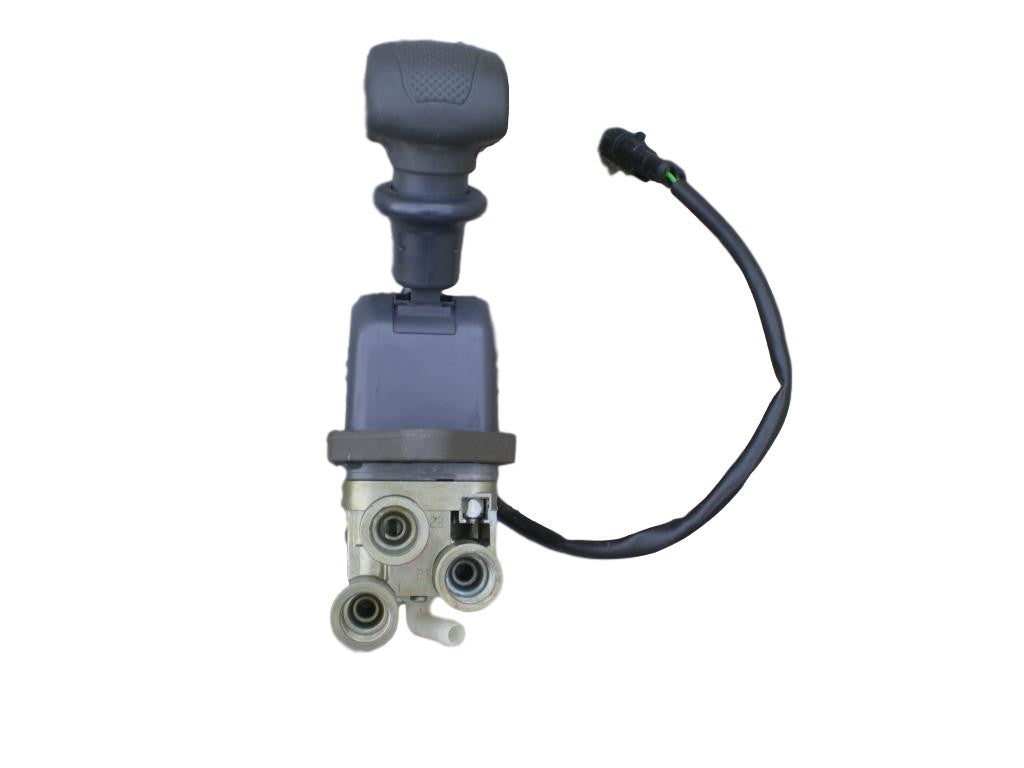 Handbrake control lever valve