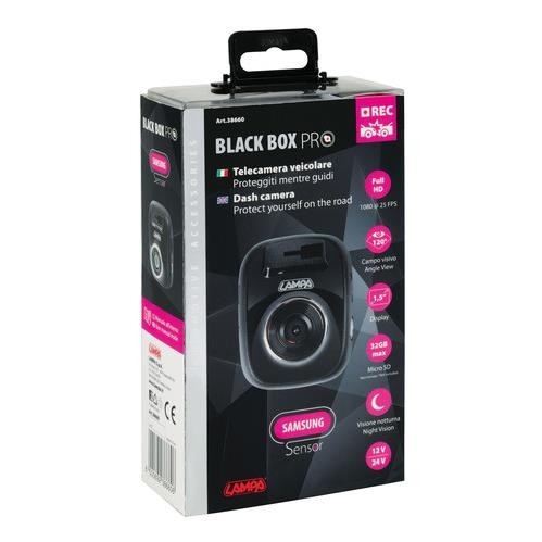 Black Box Pro, 1080P vehicle camera - 25 fps - 12/24V