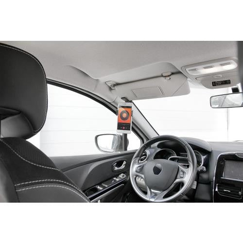 Visor Snap, phone holder for sun visor