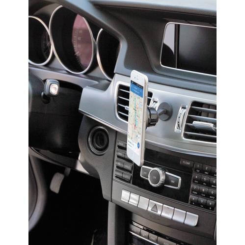 Magneto Stick, magnetic phone holder with adhesive base