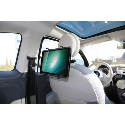 Headrest tablet holder