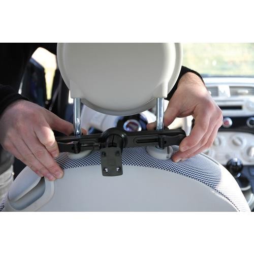 Headrest tablet holder