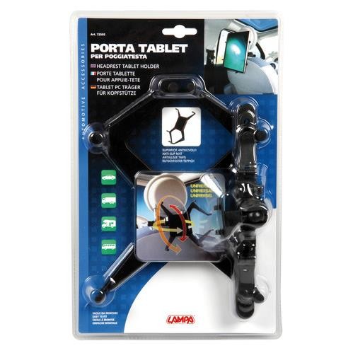 Headrest tablet holder