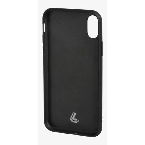 Duo pocket, two-tone cover with metal inserts - Apple iPhone X - Grey/Orange