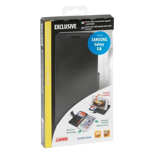 Exclusive, Faux Leather Book Cover - Samsung Galaxy S8