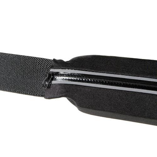 Sport Pouch, Sports Belt-Bum Bag with Double Pocket - Black