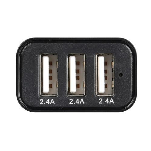 3-Port USB Charger - Fast Charge - 7200 mA - 12/24V