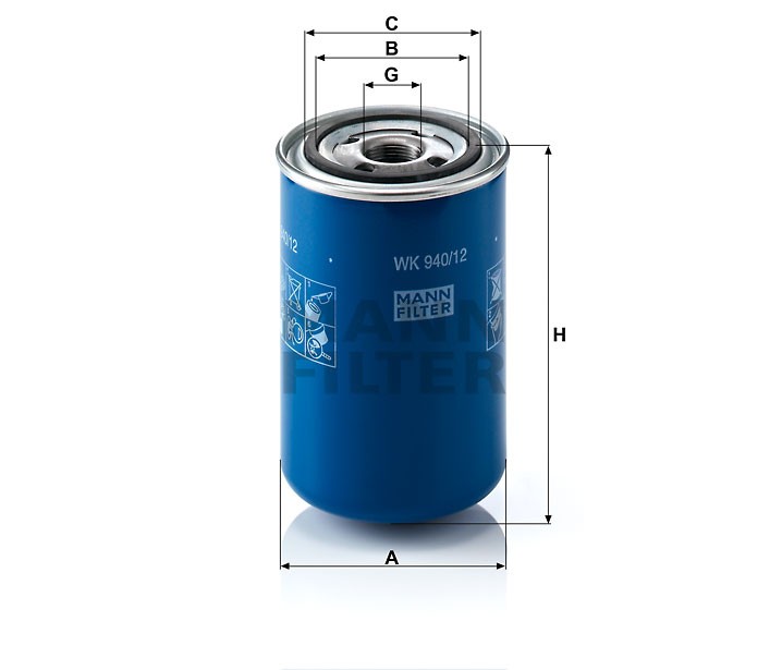 MANN FILTER Filtro Carburante Per Nissan X-Trail T30 2.2 Di 4x4 Pick-Up