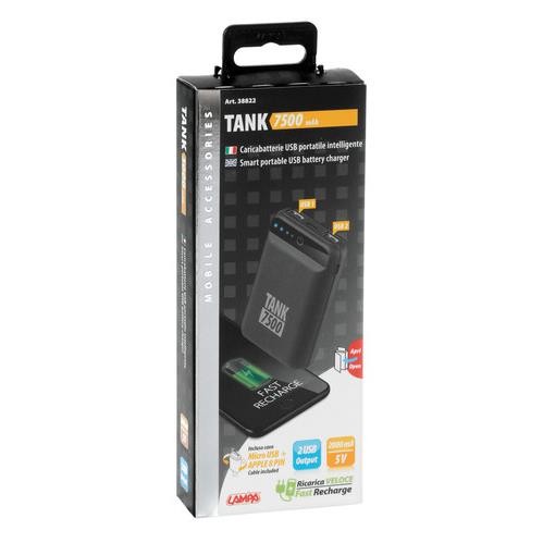 Tank 7500, Smart Portable USB Charger