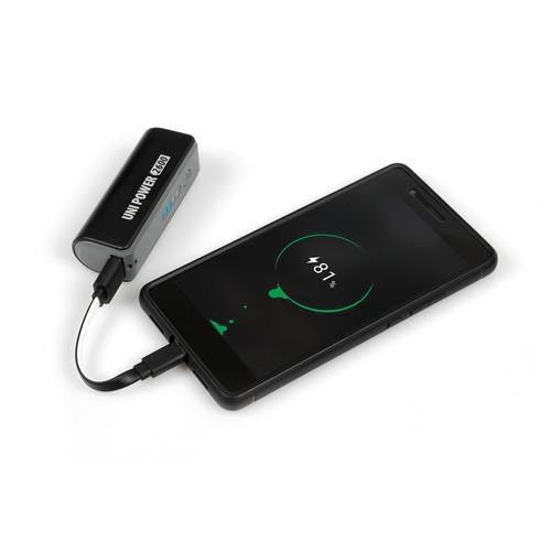 Uni-Power 2600 power-pack with universal Apple / Micro Usb cable