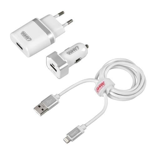 3 in 1 Lightning Kit - Fast Charge - 12/24V + 230V