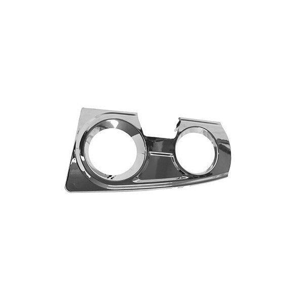 Left chrome fog light frame with headlight washer hole for Stralis