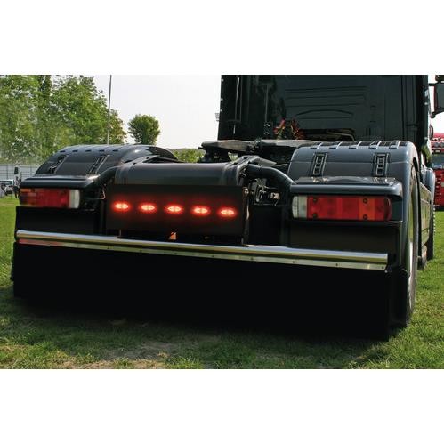 4 LED Clearance Light, Surface Mount, 12/24V - Red