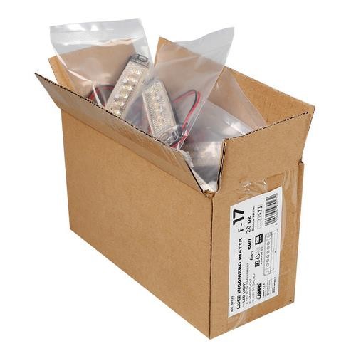 Set of 20, 6 LED Clearance Light, Surface Mount, 12/24V - White