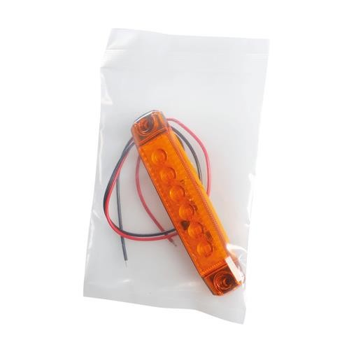 Set of 20, 6 LED clearance light, surface mounted, 12/24V - Orange