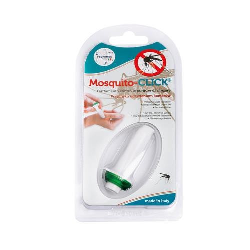 Mosquito-Click, patented electrostimulator against mosquito bites