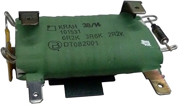 Heater fan motor resistance for Daf