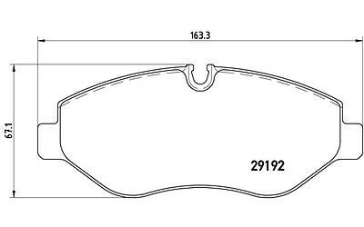 Kit pastiglie anteriori per Sprinter