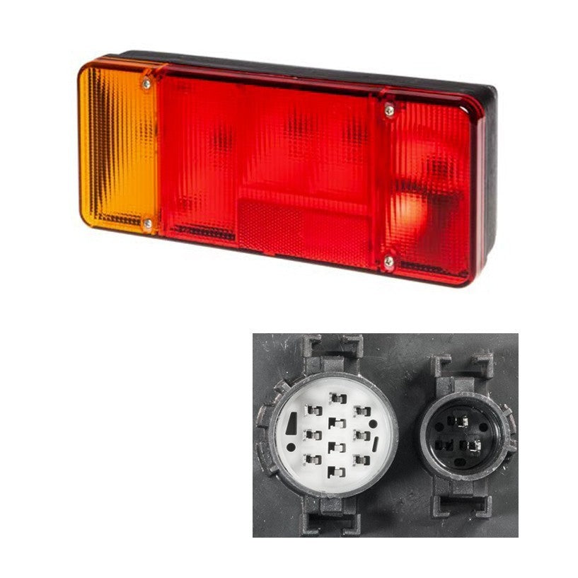 Left 5-function light for EUROCARGO/DAILY rear fog light application
