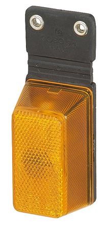 Orange bulb side marker light