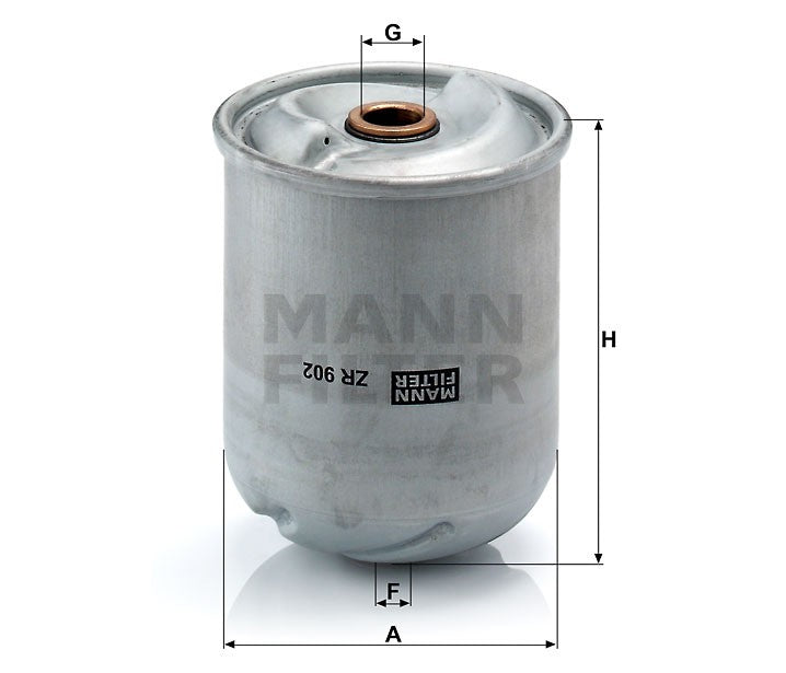 Centrifugal filter Mann Filter for Renault