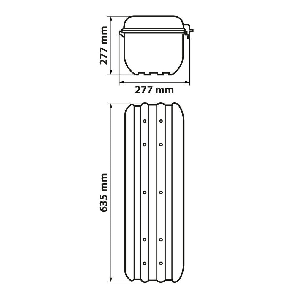 Cassetta porta estintore 6 kg